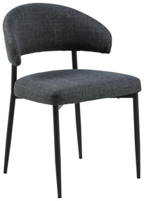 Jídelní židle Edina tmavě šedá