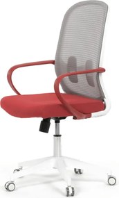 Kancelárska stolička červená KA-S425 RED