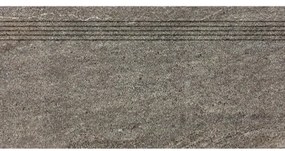 Schodovka Rako Quarzit hnedá 30x60 cm mat DCVSE736.1, 1 ks