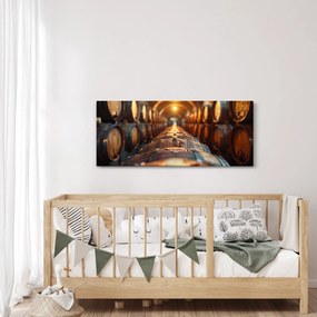 Obraz - Vínna pivnica (120x50 cm)