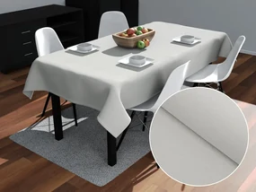 Biante Dekoračný obdĺžnikový obrus BKU-101 Svetlo sivý 140x220 cm