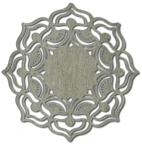 Mandala ruža života okrúhla drevený obraz na stenu z preglejky MIREK I 3D HODINY PR0175 HEU-