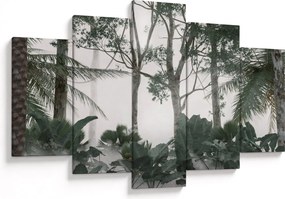 Obraz - Jungle v rannej hmle (150x105 cm)