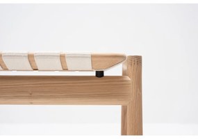 Biela/v prírodnej farbe lavica Klupa - Gazzda