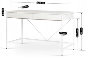 PROXIMA.store - Minimalistický písací stôl ALLY FARBA: hnedá