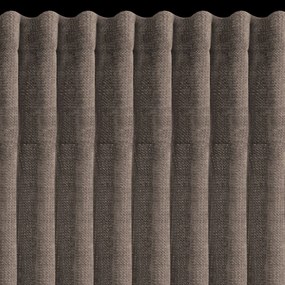 ZÁVES NA PÁSKE NILO 140X270 CM TMAVOHNEDÁ