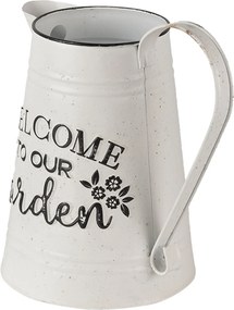 Dekoračný plechový retro džbán Garden - 17*17*23 cm - 17*17*23 cm