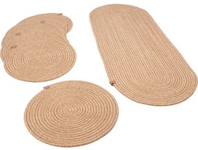 Podložka pod tanier AURA béžová (7 ks)