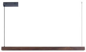 Immax NEO 07300L-LED Stmievateľný luster na lankovom zavesení MADEIRA 26W/230V Wi‑Fi Tuya 122 cm orech