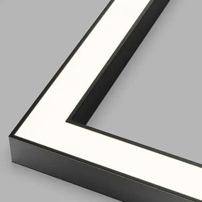 Toolight Toolight, LED stropné svietidlo 60x60x5 cm 36W 4000K APP1284-C, čierna, OSW-00942