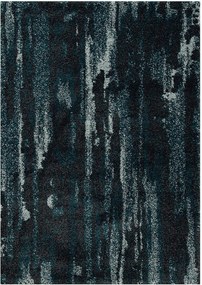 Koberec Softness near black/peacock blue 120x170cm
