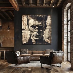 David Bowie obraz na plátne - Neľútostný pohľad