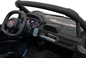 Ramiz Detská pretekárska bugina na batérie 5 Čierna + motory 2x200W + diaľkové ovládanie + zvuková LED dióda + pomalý štart