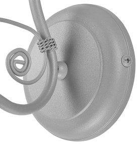 Nástenná lampa RETRO II 1xE27/60W/230V strieborná