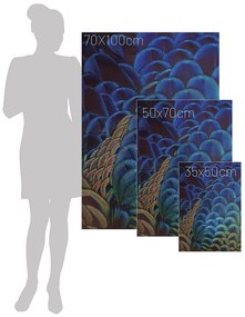 Plátno maľba Multicolor Feathers