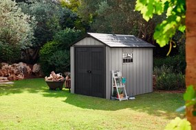 Záhradný domček Keter Oakland 759 šedý, s podlahou