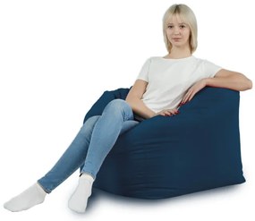 Sedací vak AMALFI plyš granátovy