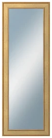 DANTIK - Zrkadlo v rámu, rozmer s rámom 50x140 cm z lišty TOOTH zlatá (2778)