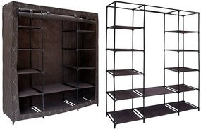 Šatníková skriňa KAJA MAXI VITTO hnedá