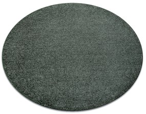 Okrúhly koberec INDUS 27 zelený, melanž