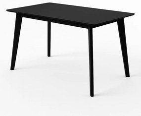 Jedálenský stôl s čiernou doskou 70x120 cm Vojens – House Nordic