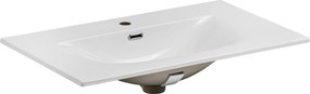 Comad Nábytkové keramické umývadlo SKY 80/DP-8099, 81x46 cm, biela lesklá