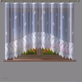 Žakarová záclona Izyda 300x150