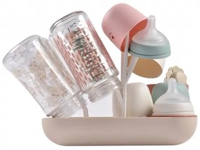 Beaba - Odkvapkávač na fľaše béžová/oranžová