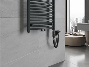 Mexen Ares, elektrické vykurovacie teleso 700 x 400 mm, 300 W, antracitová, W102-0700-400-2300-66