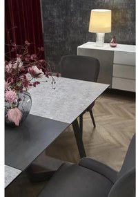 Rozkladací jedálenský stôl 160-210 cm Tizdp (sivá) (pre 6 8 osôb). Vlastná spoľahlivá doprava až k Vám domov. 1049015