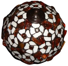 Lampa Tiffany jantarová 30*20Ø AMBER