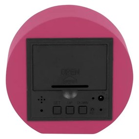 Karlsson 5981BP dizajnové LED hodiny s budíkomružové, priemer 9 cm