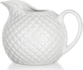 Mliečenka Diamond Line,biela s reliéfom%