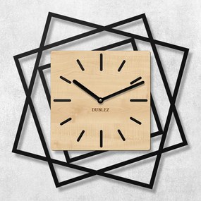 DUBLEZ | 3D drevené hodiny na stenu - Frames