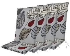 Doppler LIVING 5703 vysoký - set 4 ks - podušky na stoličku a kreslo