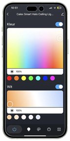 Inteligentné stropné svietidlo biele 29,5 cm vrátane LED RGBW IP54 - Siem