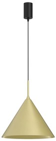 Závesné svietidlo Capital, 1x zlaté kovové tienidlo, (fi 32cm), b