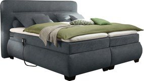 XXXLutz BOXSPRINGOVÁ POSTEĽ, 180/200 cm, antracitová MID.YOU - Postele - 002220031709