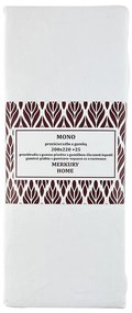 Napínacia plachta Mono bavlna biela 220x200 + 25 Merkury Home
