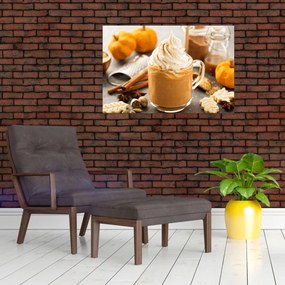 Obraz - Tekvicové latte (90x60 cm)