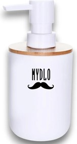 Označto Štítok/nálepka do kúpeľne Mydlo - SLIM, fúzy Farba písma: Čierna