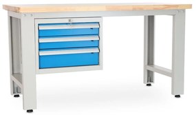 Dielenský stôl Solid OAK-30, 150 cm, závesný box, dub