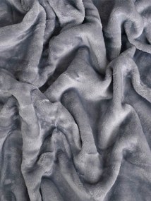 Obliečka na vankúš mikroplyš 40 × 60 cm – Laura tmavosivá