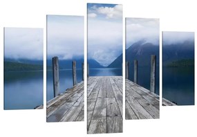 Manufakturer -  Päťdielny obraz N P Nelson Lakes na Novom Zélande