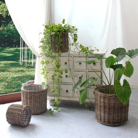 Súprava 4 ratanových košíkov House Nordic Bogor