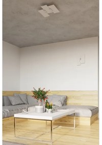 Sollux SL.0198 - Stropné svietidlo FABIANO 3xE27/60W/230V biela/chróm