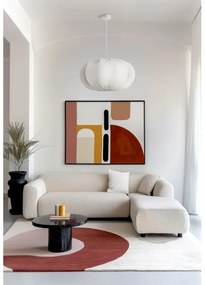 Závesný luster CAFEE 1×E27, max. 40 W, 230 V, Ø 52 cm, biela