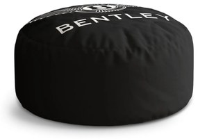 Sablio Taburet Circle Logo Bentley Čierny: 40x50 cm