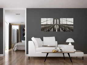 Obraz - Brooklynský most (120x50 cm)