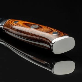 Gudaro - Damaškový Santoku kuchynský nôž FENG 7,5", 67 vrstiev ocele, dĺžka 18 cm